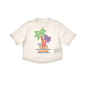 Palm Angels Girls  T-Shirt, White